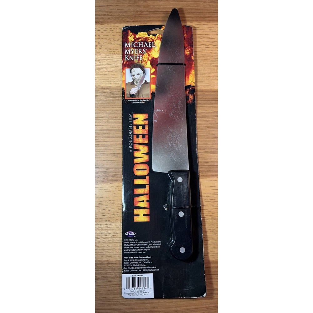 Fun World Michael Myers Prop Knife Rob Zombie Horror Halloween Costume 90241
